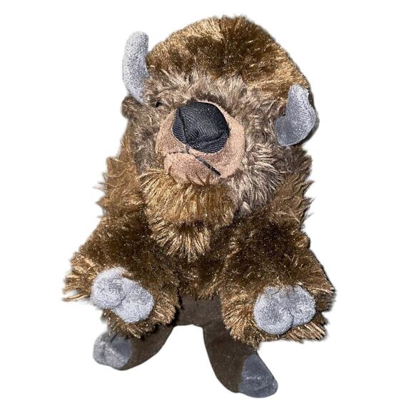 Wild Republic 12" Plush Bison American Buffalo Stuffed Animal Safari Nursery Toy - Picture 10 of 12